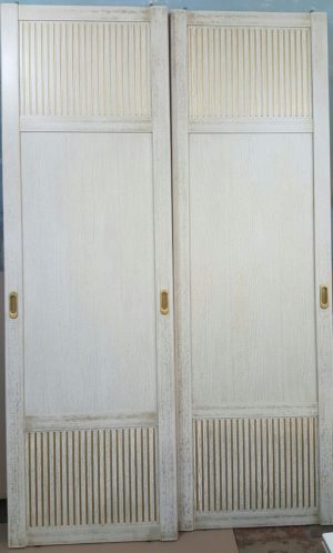 Двери для шкафа купе с фрезеровкой Электросталь